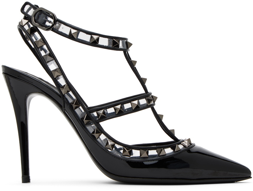 Valentino Garavani Black Rockstud Heels