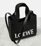 Loewe Mini raffia basket bag
