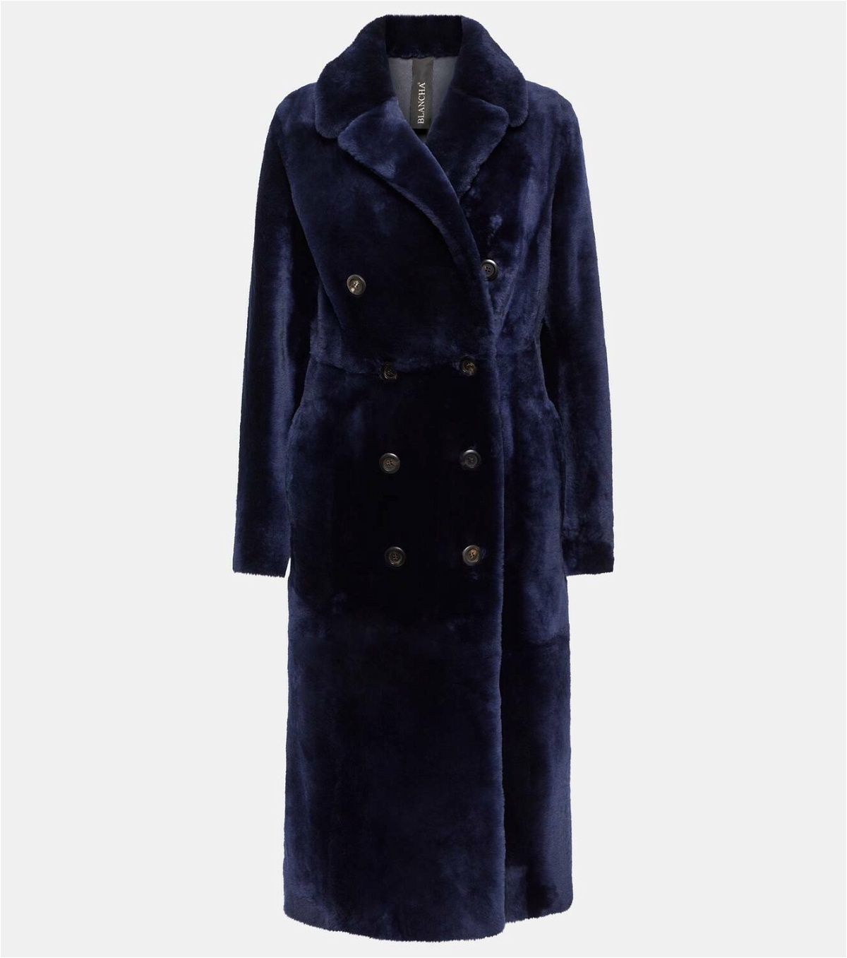 Blancha Double-breasted shearling coat