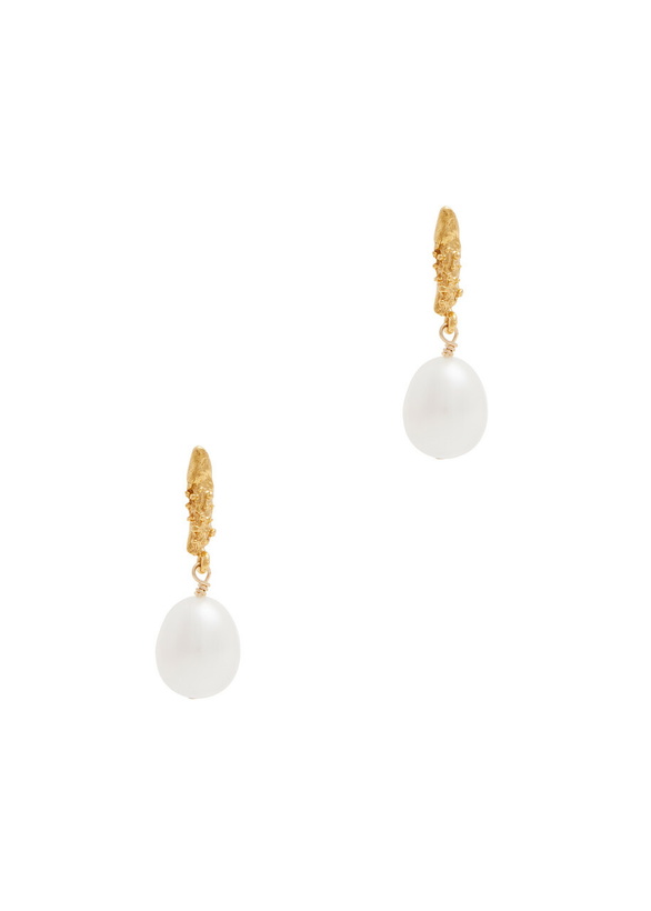 Photo: Alighieri Lustre Of The Moon 24kt Gold-plated Drop Earrings, Earrings - One Size