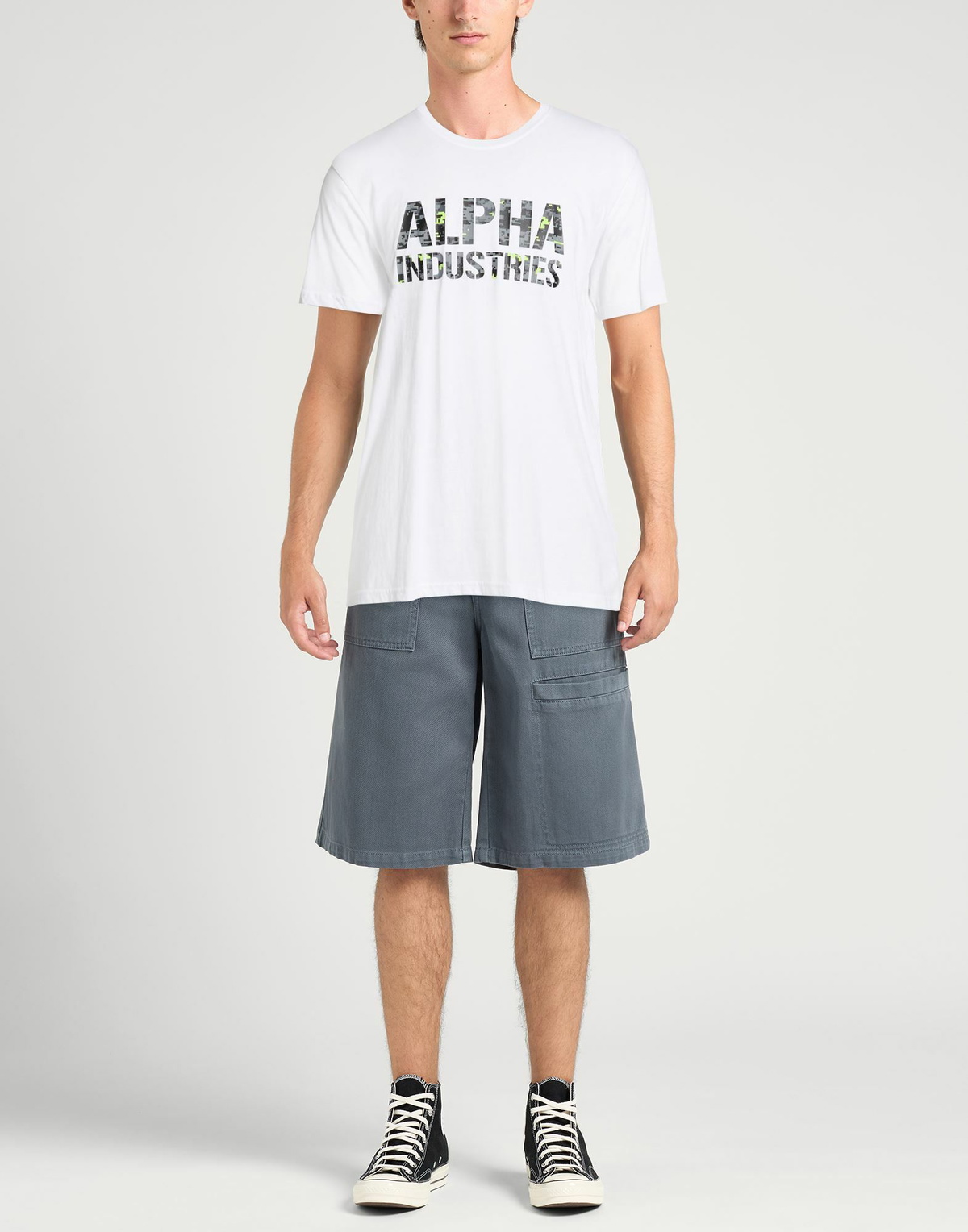 Alpha Industries Mens T-shirt in White