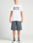 Alpha Industries Mens T-shirt in White