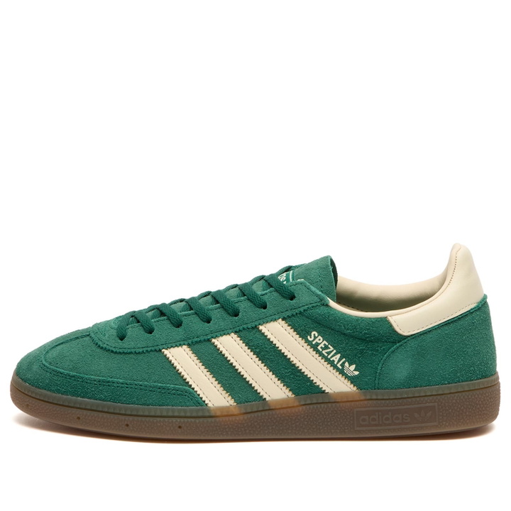 adidas gazelle silver green womens Adidas Unisex Gazelle Indoors Cream White / Collegiate Green / Gum Low Top  Sneakers main image 0