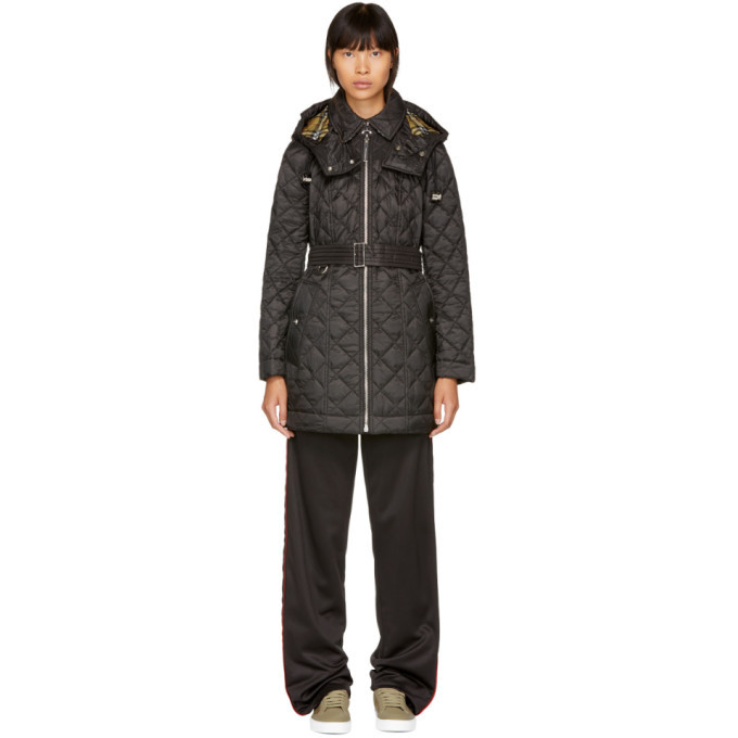 Burberry Black Baughton Quilted Coat