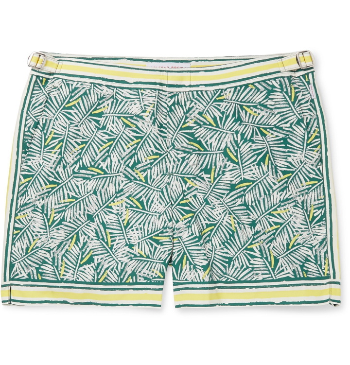Photo: Orlebar Brown - Bulldog Mid-Length Printed Swim Shorts - Green