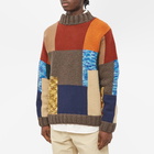 YMC Men's Blut Patchwork Knit in Multi