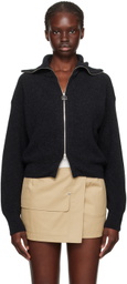 Wooyoungmi Black Funnel Neck Sweater
