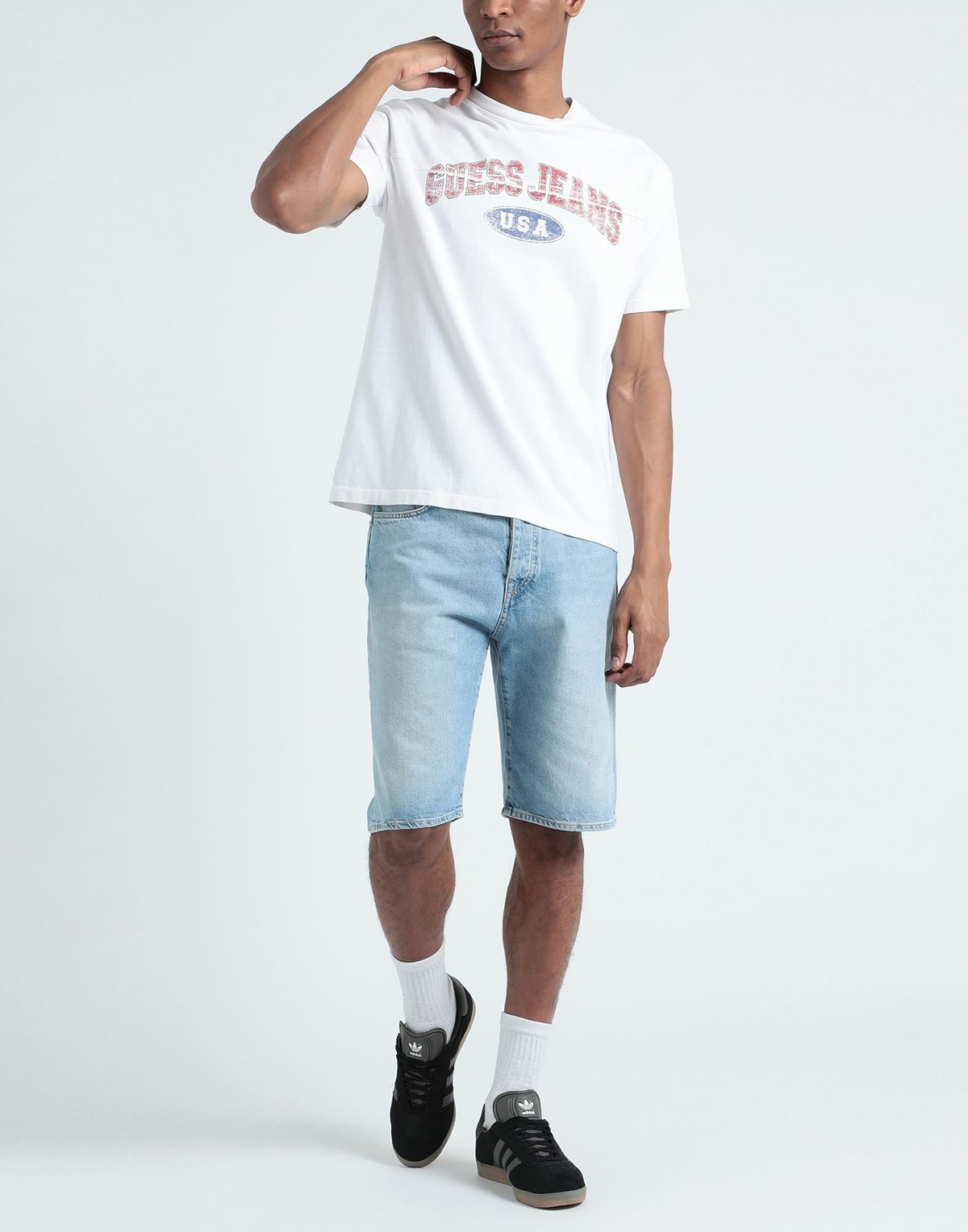 Guess Mens T-shirt in White