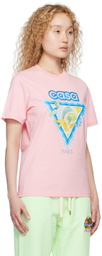 Casablanca Pink Armadillo T-Shirt