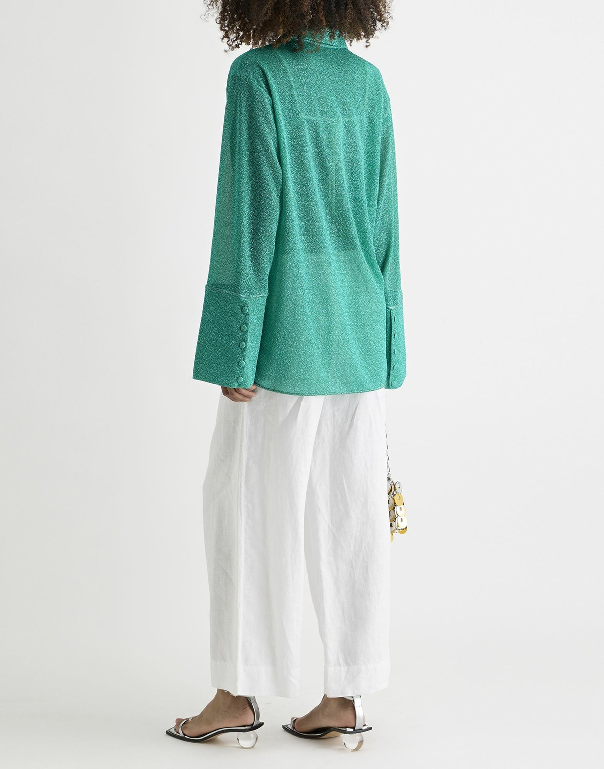 Oséree Womens Shirt in Turquoise
