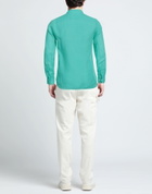 120% Lino Mens Shirt Emerald in Green