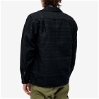 South2 West8 Men's One-Up Plaid Shirt in Black