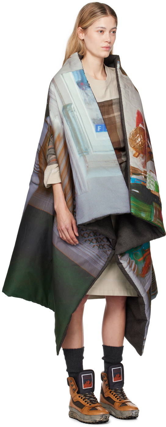 Bless Multicolor Nº78 Carpetlining Puffed Coat