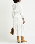 Maje Womens Maxi dress in White