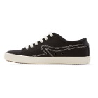 rag and bone Black Canvas Court Sneakers