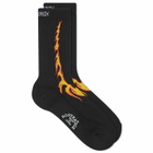 Rostersox Fire Socks in Black