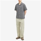 Portuguese Flannel Men's Tile Vacation Shirt in White/Navy