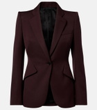 McQueen Wool grain de poudre blazer