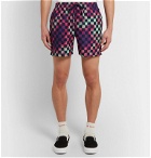 Vans - Volley Tie-Dyed Checkerboard Nylon Drawstring Shorts - Multi