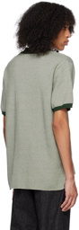 BEAMS PLUS Green Jacquard Polo