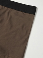 Zegna - Stretch-Cotton Boxer Briefs - Brown