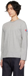 Comme des Garçons Play Gray Invader Edition Long Sleeve T-Shirt
