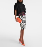 Christian Louboutin Bettina patent leather clutch