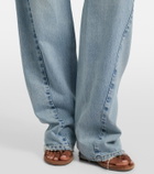 Balenciaga Frayed tapered jeans