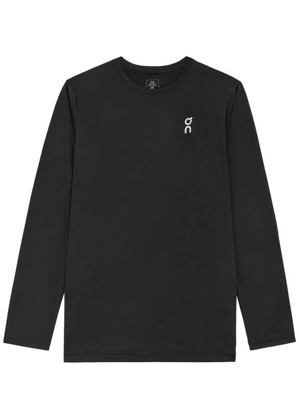 Photo: ON Core Logo Stretch-jersey top Black