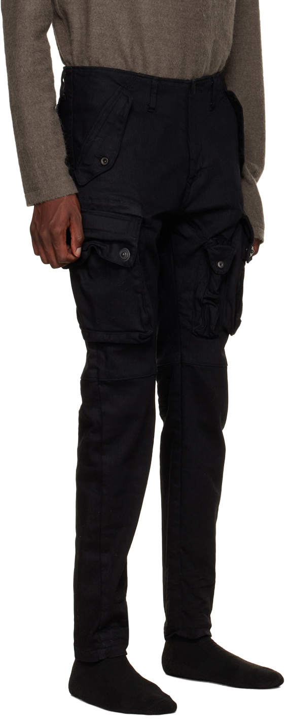 Julius Black Gas Mask Cargo Pants Julius