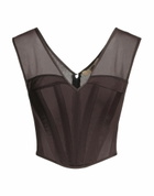 Knwls Womens Top Dark in Brown