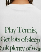 Sporty & Rich Lacoste Play Tennis Tee White - Mens - Shortsleeves