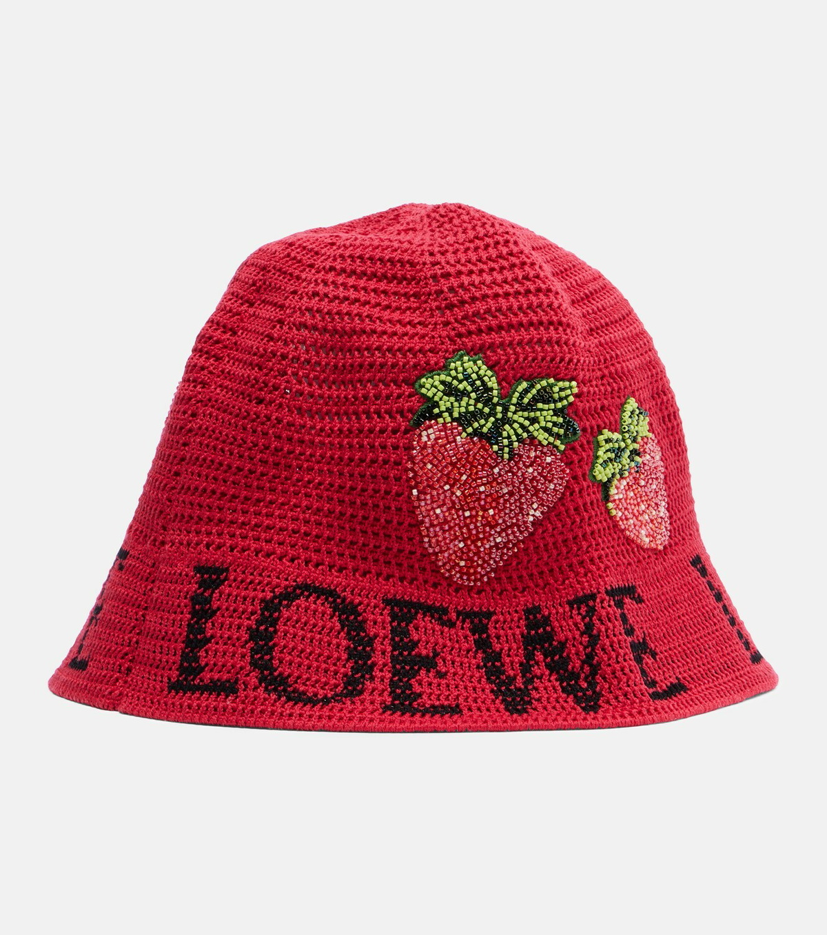 Loewe Paula's Ibiza crochet cotton bucket hat