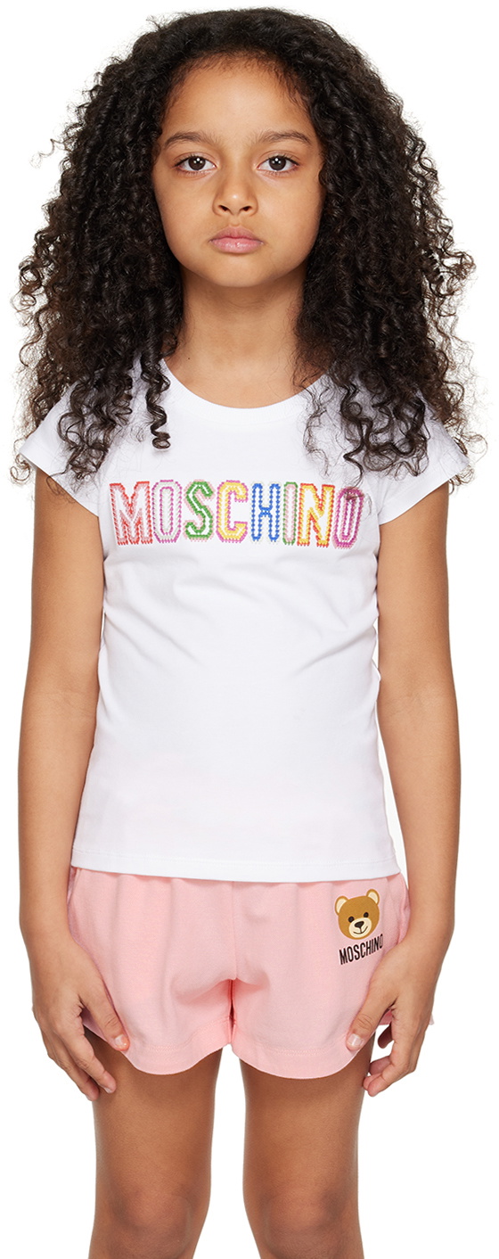 MOSCHINO t-shirt Pink for girls
