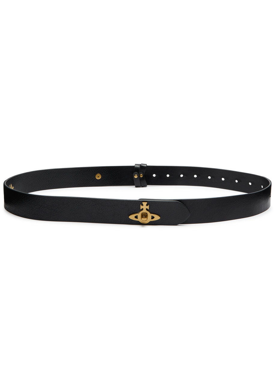 Vivienne Westwood - Orb embellished leather belt Vivienne