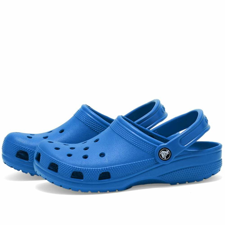 Photo: Crocs Classic Clog in Blue Bolt