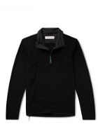 Orlebar Brown - Downtown Capsule Flagler Quilted Stretch-Jersey Half-Zip Sweatshirt - Black