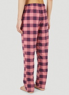 Gingham Drawstring Pyjama Pants in Pink