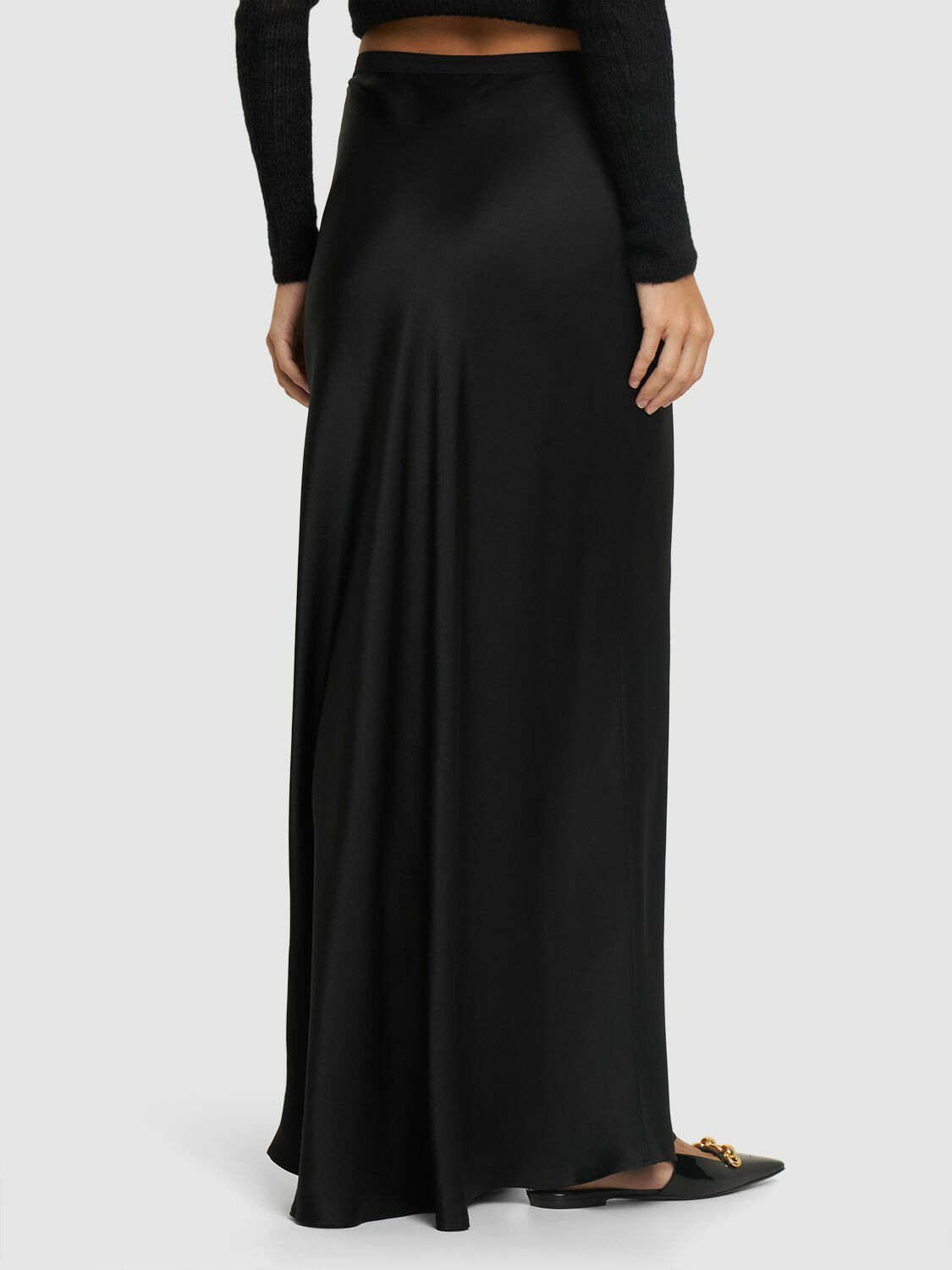 ANINE BING - Bar Silk Maxi Skirt ANINE BING