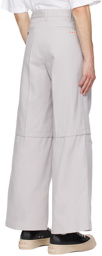 Marni Gray Workwear Trousers