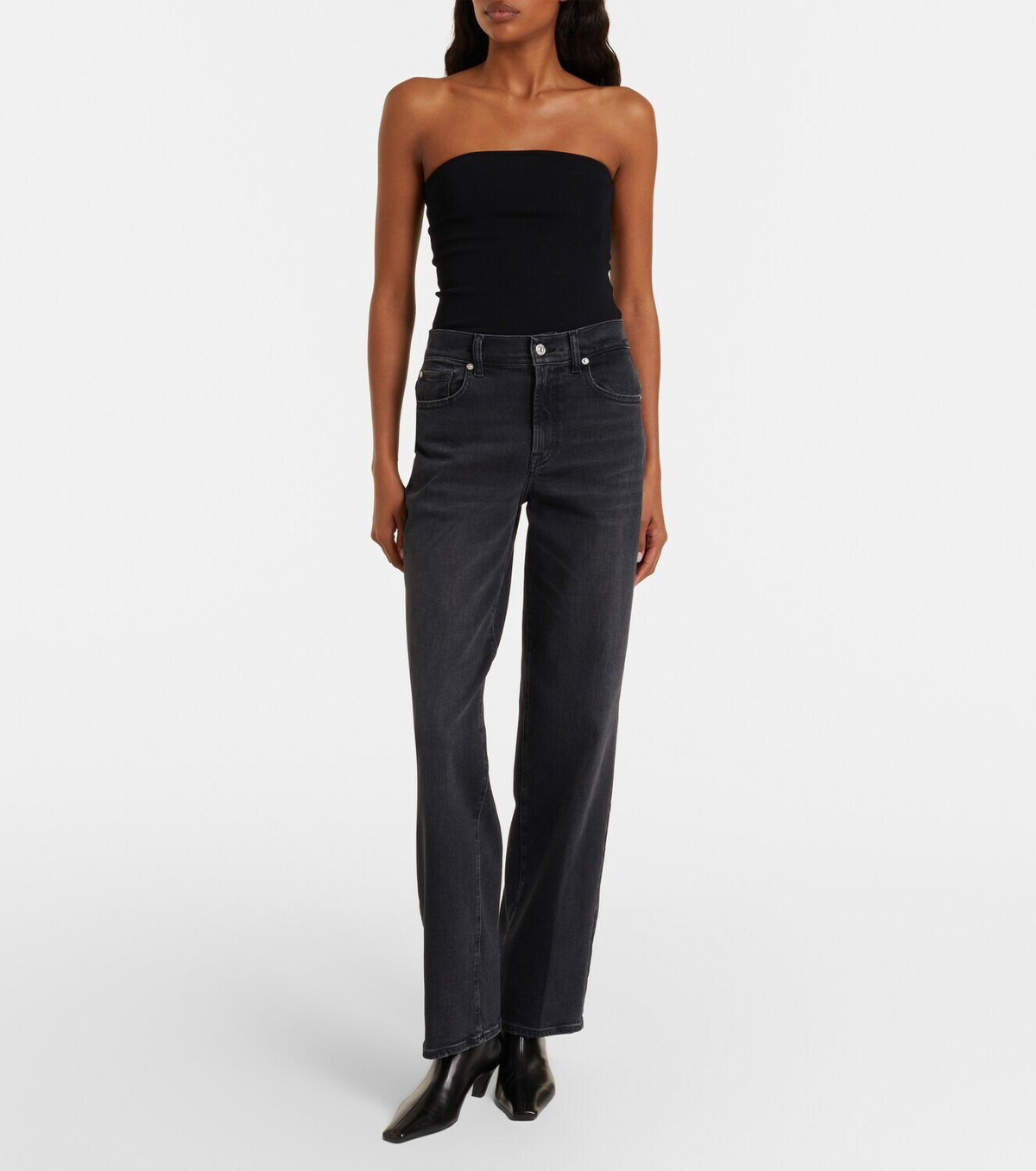 7 For All Mankind Stovepipe straight jeans
