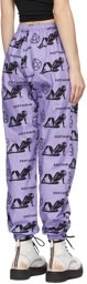 Ashley Williams Purple Pentagram Tropic Lounge Pants