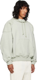 Tondolo Green Paneled Hoodie