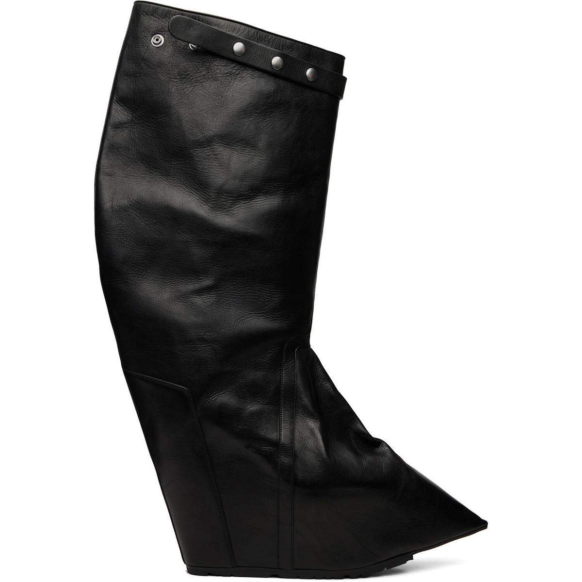 Rick Owens Black Tower Taconaska Boots