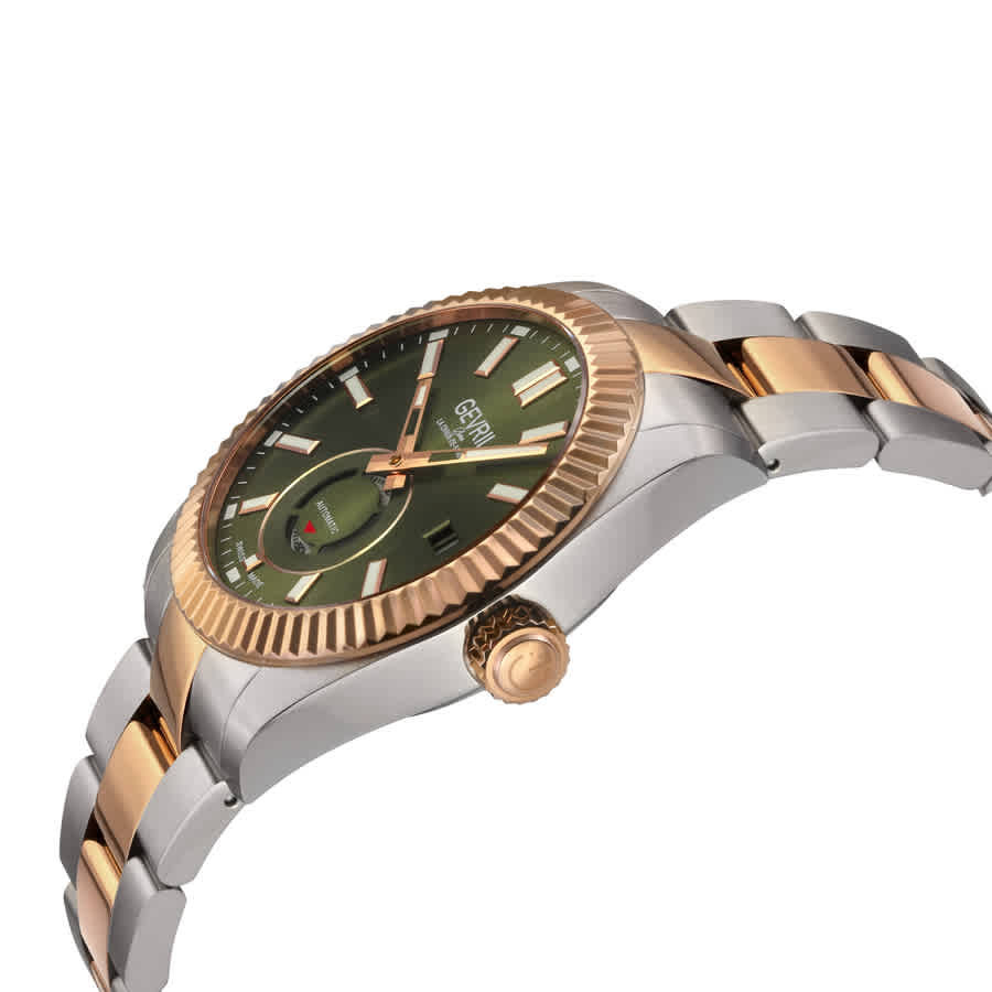 Gevril West Village Automatic Green Dial Mens Watch 48987B