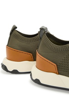 Tods Calzino Knitted Sneakers Green