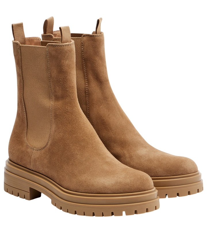 Photo: Gianvito Rossi Chester suede Chelsea boots