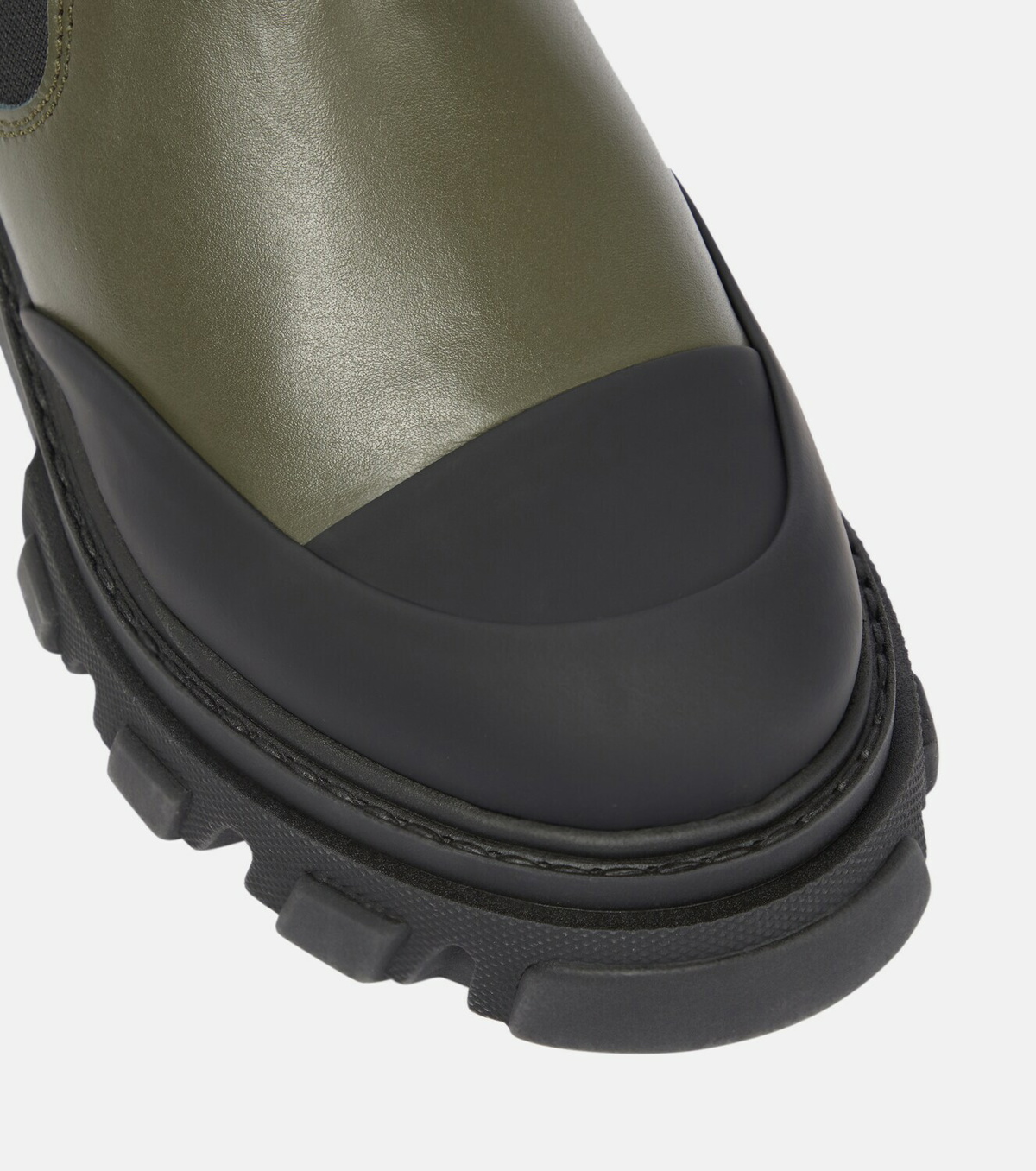 Ganni Leather Chelsea boots
