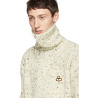 Isabel Marant White Wool Lelly Ski Zip-Up Sweater