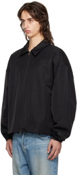 Fear of God ESSENTIALS Black Recycled Nylon Track Jacket